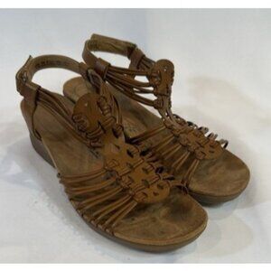 Baretraps Taren SIZE 10 M Sandals Womens Shoes Brown Wedge